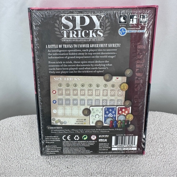 WizKids Spy Tricks Card Game New Sealed Ages 14+ - Picture 2 of 2